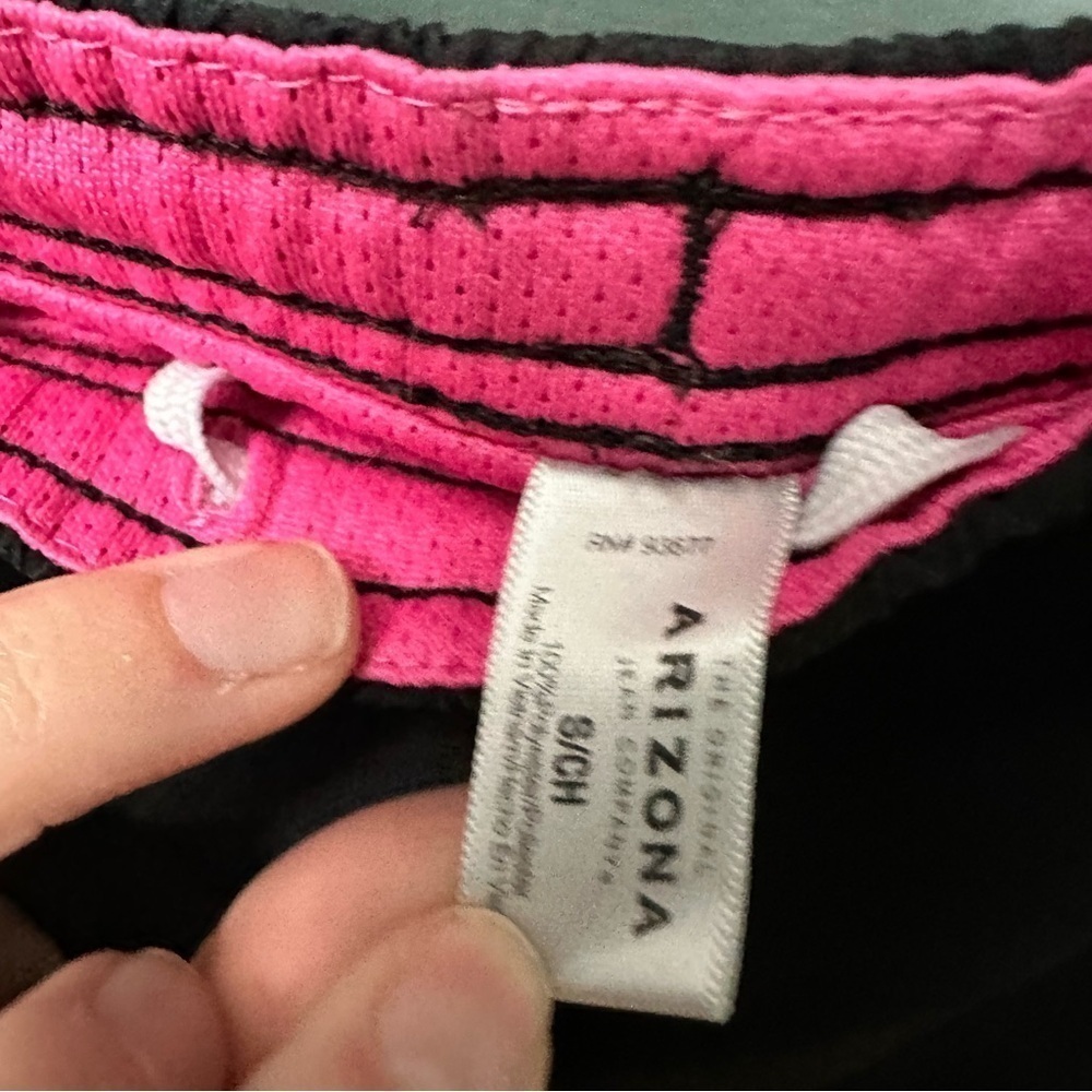 Arizona Jean Company Black and Pink Running Shorts - Picture 6 of 7